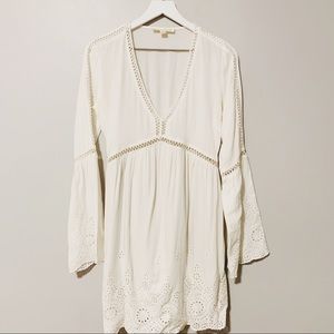 Lovely Boho White Dress x Love Stitch